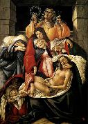 BOTTICELLI, Sandro Lamentation over the Dead Christ oil painting artist